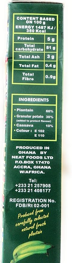 Neat Plantain Fufu